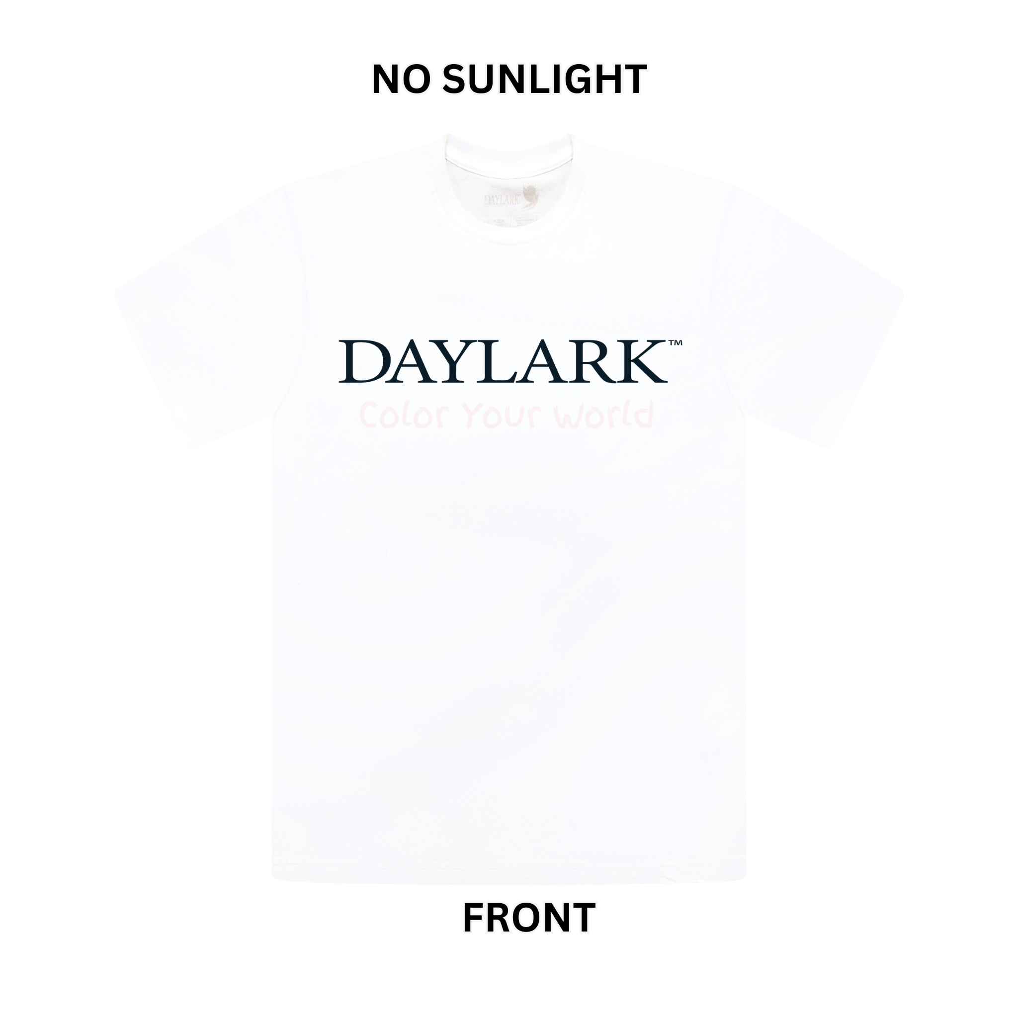 DAYLARK™ SUNSHIFT™ - WHITE TO PINK COLOR CHANGING T-SHIRT