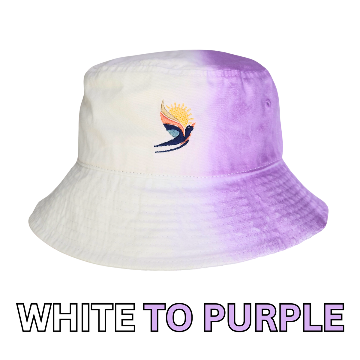 DAYLARK™ SUNSHIFT™ - WHITE TO PURPLE BUCKET HAT